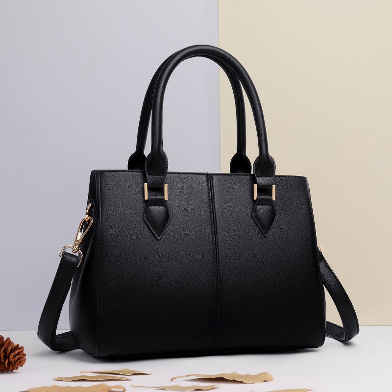 Tote Bag, Simple Shoulder & Crossbody, Large Capacity Soft Leather Women’s Handbag