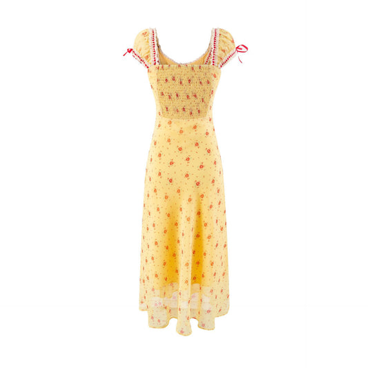 Drawstring Bow Slim Dress