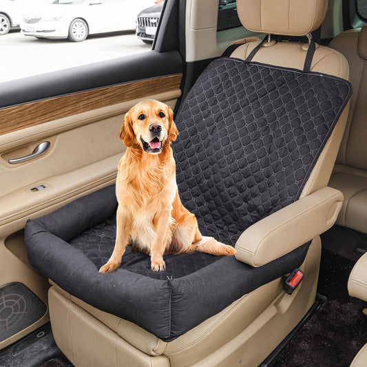 Waterproof Pet Car Seat Cover & Nest Anti-Dirt Protection for Small & Medium Dogs & Cats