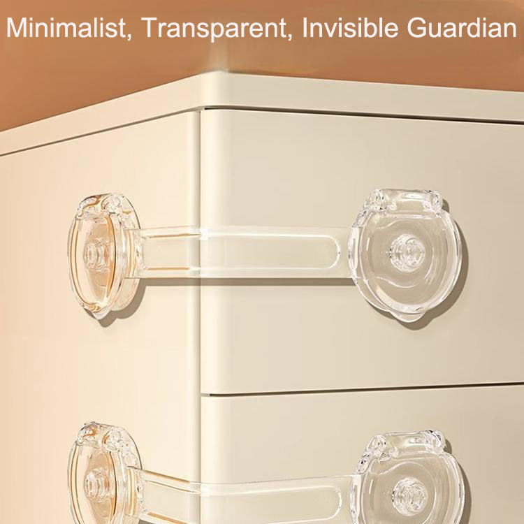 Infant & Child Safety Lock – Anti-Opening Drawer, Cabinet & Refrigerator Lock, Transparent Multifunctional