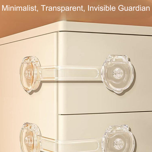 Infant & Child Safety Lock – Anti-Opening Drawer, Cabinet & Refrigerator Lock, Transparent Multifunctional