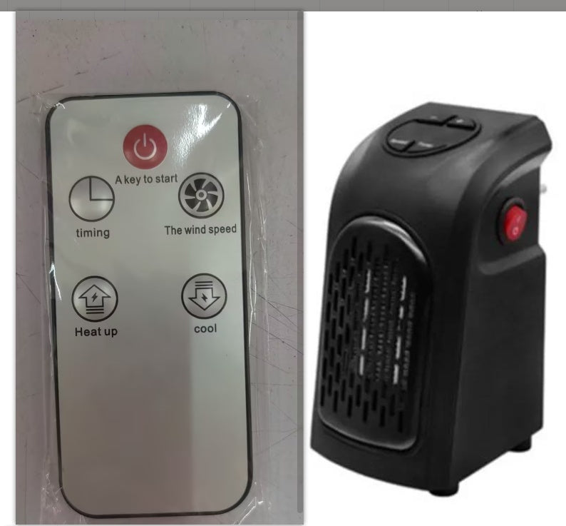 Mini Ceramic Electric Heater | Winter Room Heater Fan for Home, Office & Camping