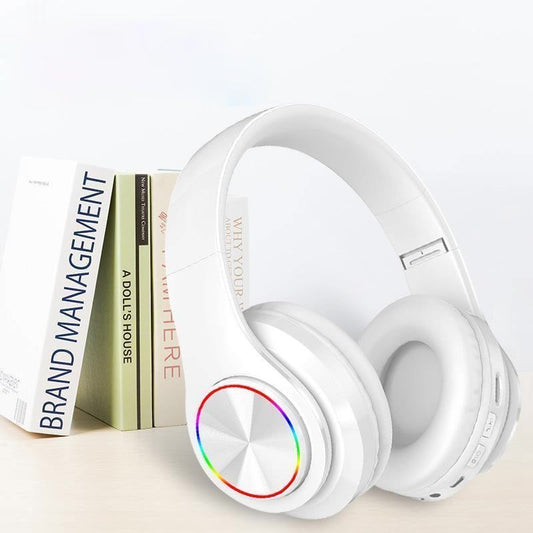 LED Wireless Bluetooth Gaming Headphones | Stereo Headset with Mic, TF Card & Colorful Breathing Lights