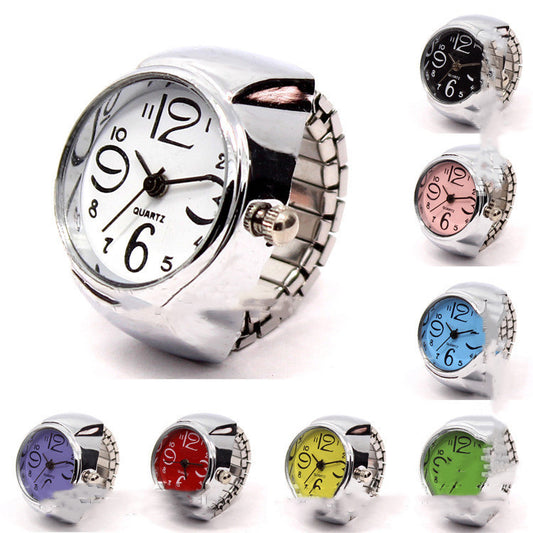 Unisex Personalized Ring Watch Korean Alloy Design, Couple's Timepiece