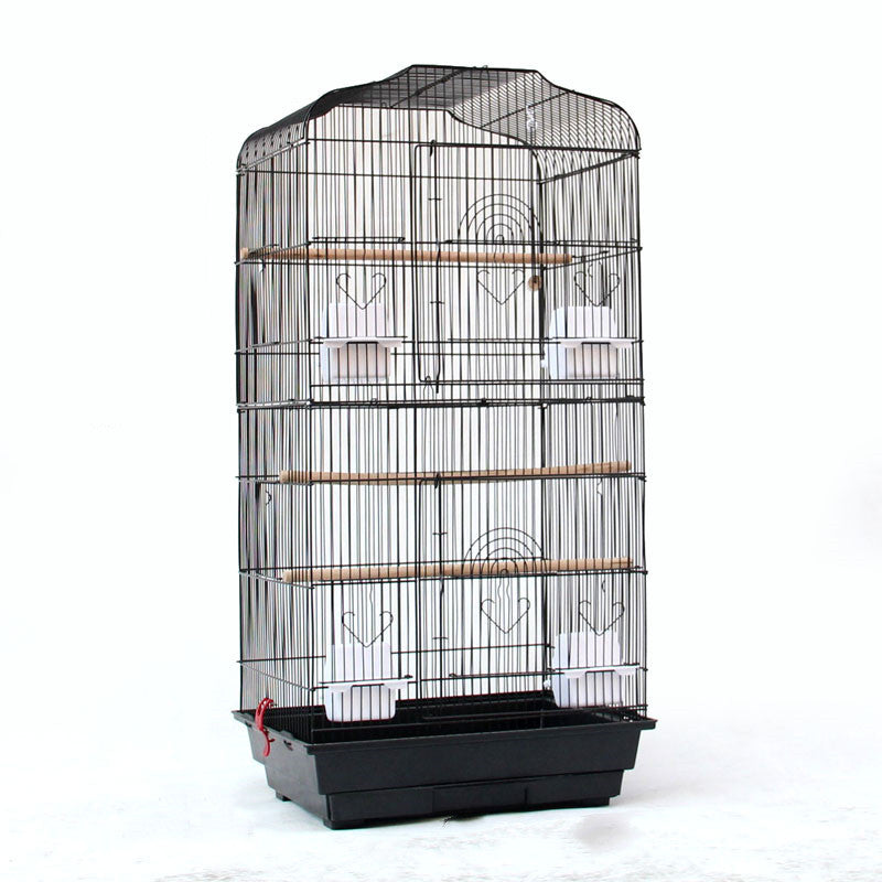 Portable Bird Cage Wire Parrot Cage for Travel & Pet Display