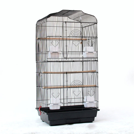 Portable Bird Cage Wire Parrot Cage for Travel & Pet Display