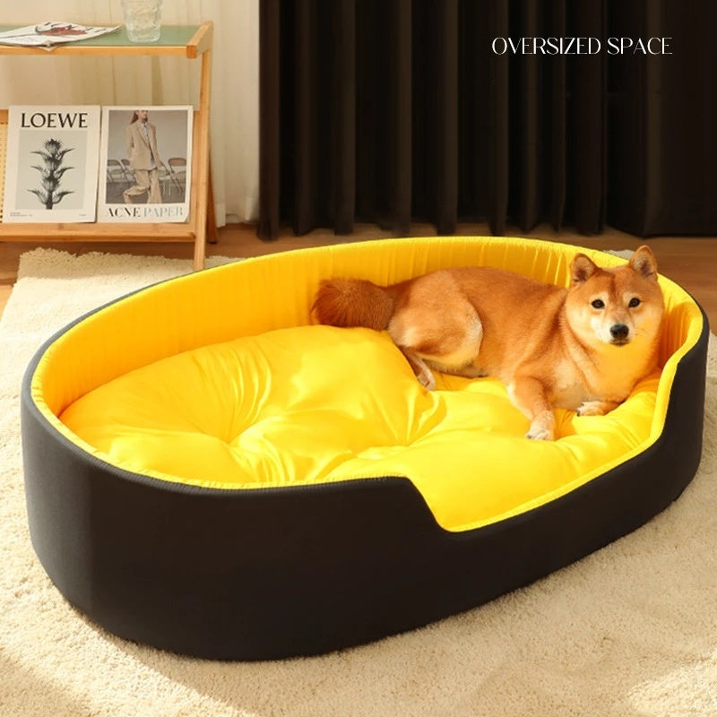 Soft Dog Bed & Cat Nest Cozy Pet Sleeping Mat for Dogs & Cats