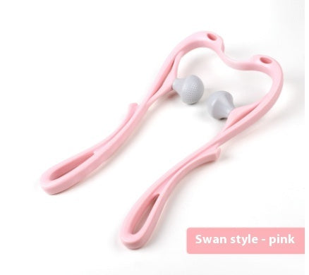 “Multifunctional Six-Wheel Neck Massager | Manual Roller Massage Tool for Pain Relief”
