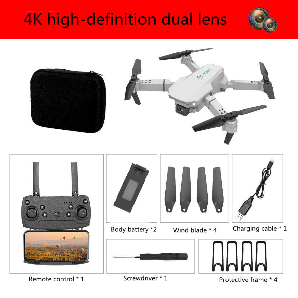 E88 Foldable Drone | High-Definition 4-Axis Aerial Photography Quadcopter