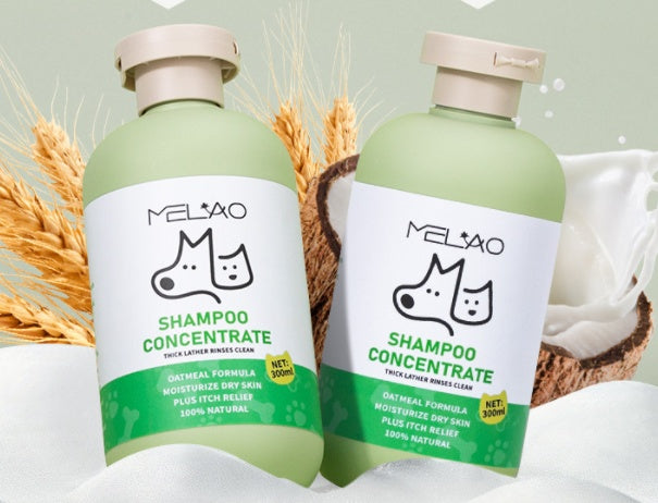 Gentle Oat Pet Shampoo Natural Bath Care for Dogs & Cats