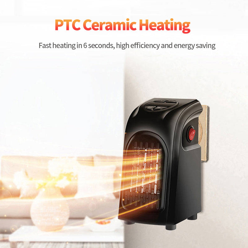 Mini Ceramic Electric Heater | Winter Room Heater Fan for Home, Office & Camping