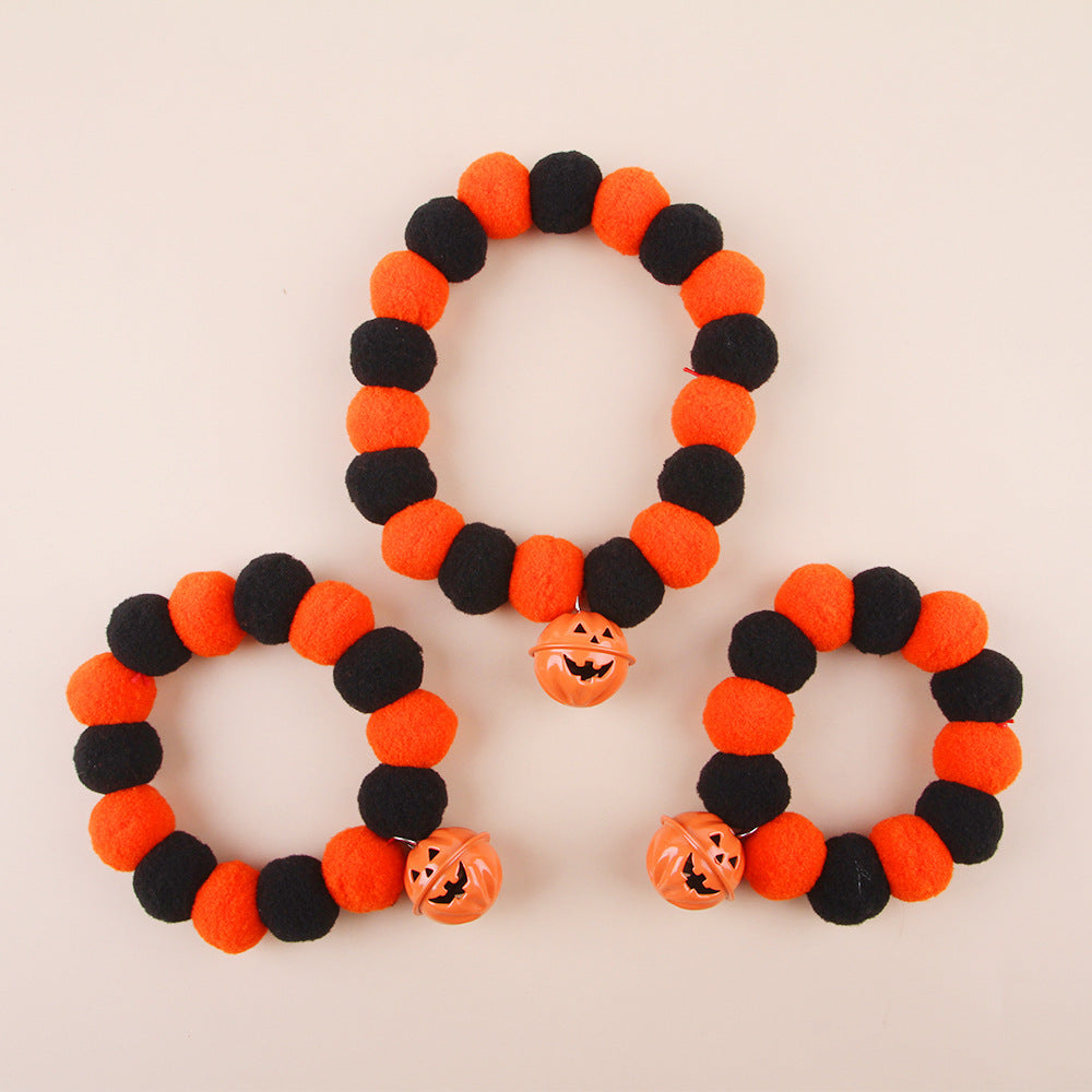 Halloween Cat Collar  | Trick or Treat Pumpkin Collar for Pets”
