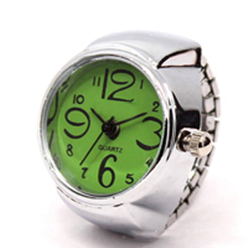 Unisex Personalized Ring Watch Korean Alloy Design, Couple's Timepiece