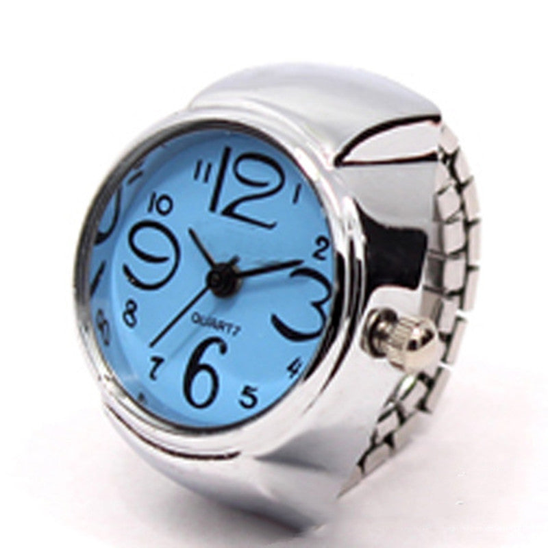Unisex Personalized Ring Watch Korean Alloy Design, Couple's Timepiece