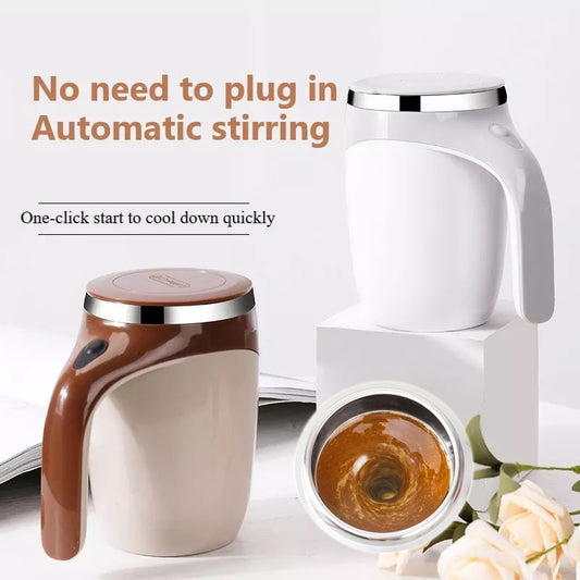 Rechargeable Automatic Magnetic Stirring Coffee Cup Self Stirring Mug for Milkshakes & Drinks