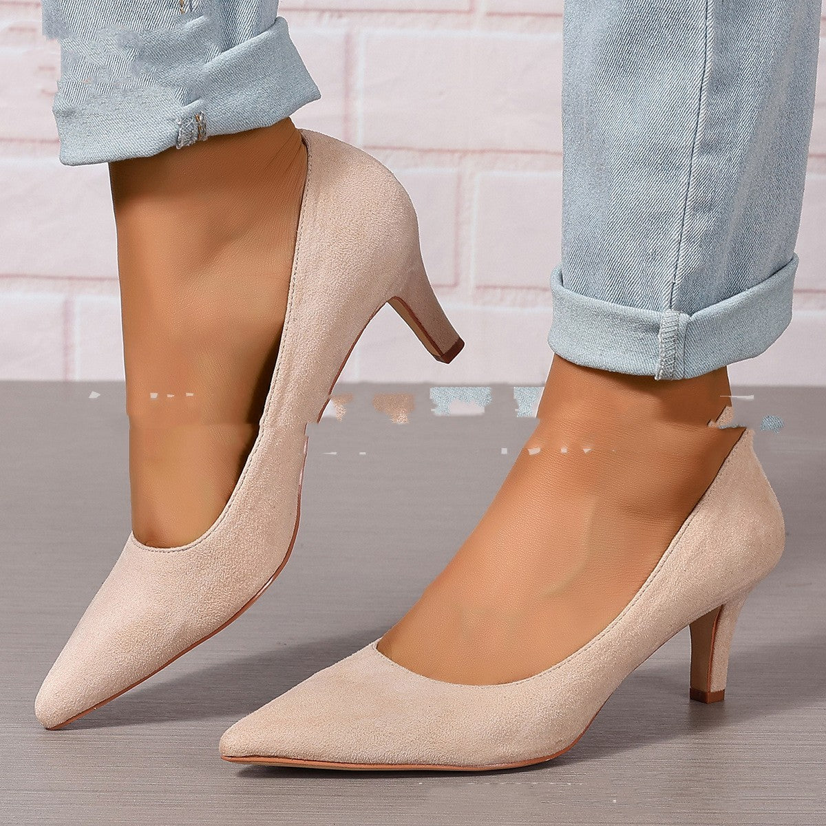 Women's Fashion Slip-On Stiletto Heels Elegant & Comfortable