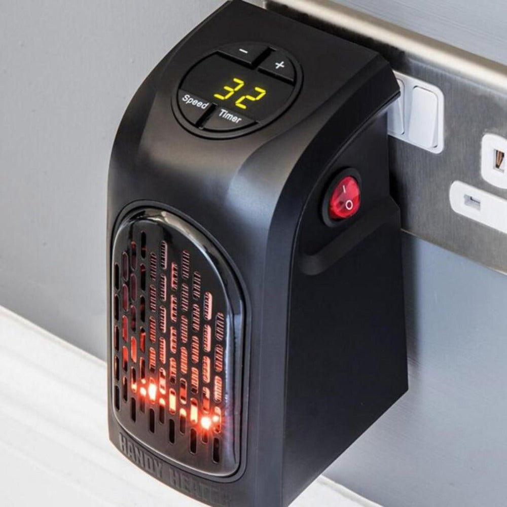 Mini Ceramic Electric Heater | Winter Room Heater Fan for Home, Office & Camping